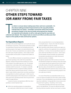 (or away From) Fair taxeS - The Institute on Taxation and Economic