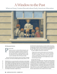 A Window to the Past - American Federation of Teachers