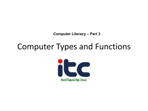 3. Computer Types and Functions
