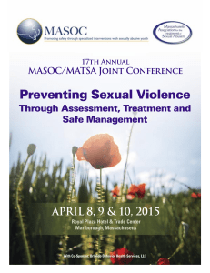 MASOC-MATSA 2015 Conference Brochure