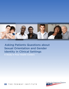 Asking Patients Questions about Sexual Orientation and Gender