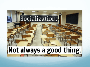 Socialization - Lamar County School District