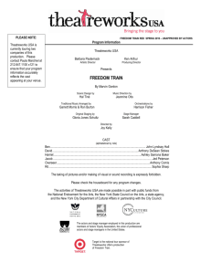 freedom train - Theatreworks USA!