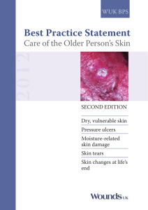 Best Practice Statement: Care of the Older Person's Skin