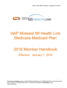 HAP Midwest MI Health Link Medicare