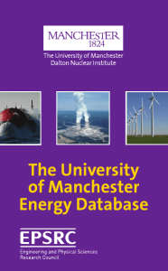 The University of Manchester Energy Database