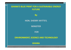 Renewable Energy in Ghana