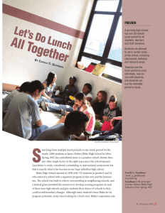 Let's Do Lunch All Together - Wake Education Partnership