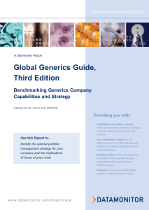 Global Generics Guide, Third Edition