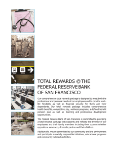 TOTAL REWARDS @ THE FEDERAL RESERVE BANK OF SAN