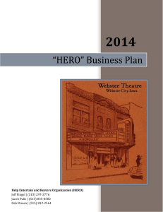 “HERO” Business Plan