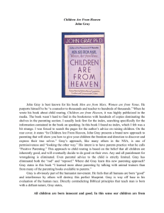 Children Are From Heaven John Gray