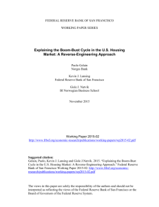 Explaining the Boom-Bust Cycle in the US Housing Market
