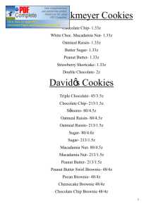 Otis Spunkmeyer Cookies David's Cookies