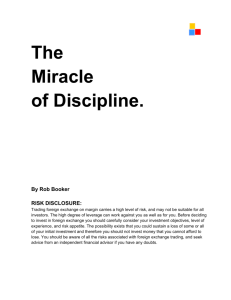 The Miracle of Discipline.