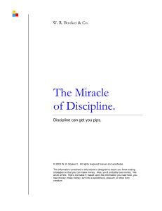 The Miracle of Discipline.