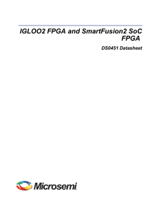 DS0451: IGLOO2 FPGA and SmartFusion2 SoC FPGA Datasheet