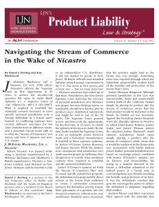Navigating the Stream of Commerce in the Wake
