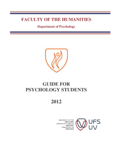 Guide to Psychology 2012 _ENGLISH