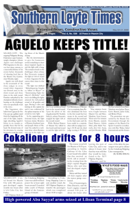 Isssue 508 - Southern Leyte Times