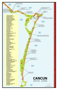 Map of Cancun - Advantage Mexico