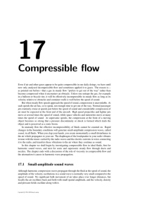 Compressible flow