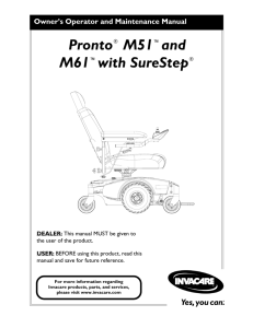 Pronto® M51™and M61™with SureStep