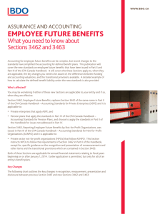 Employee Future Benefits
