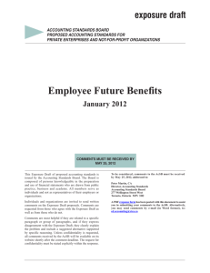 Employee Future Benefits - Financial Reporting and Assurance