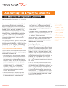 Accounting for Employee Benefits