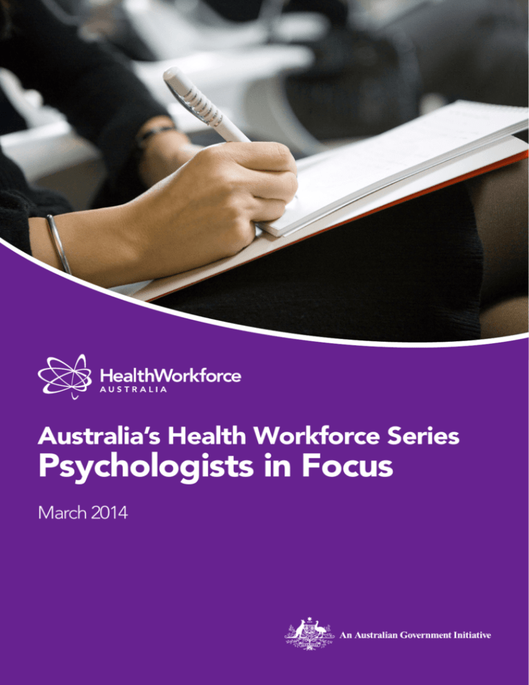 Psychologists in Focus Health Workforce Australia
