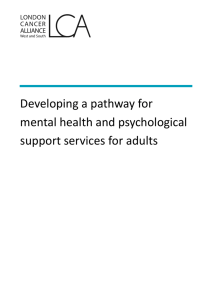 LCA Developing a pathway for mental health and psychological