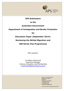 436KB PDF - Department of Immigration and Border Protection