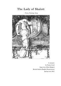 Реферат: Lady Of Shallot Essay Research Paper Tennyson
