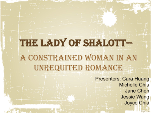 The Lady of Shalott