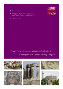 Undergraduate Ancient History Degrees
