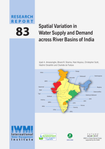 Spatial Variation in Water Supply and Demand across River Basins