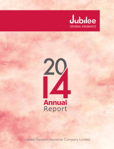Annual Report - Jubilee General Insurance