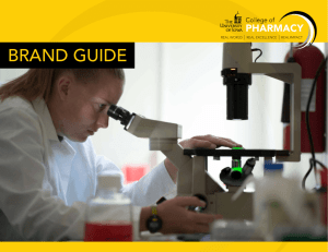 brand guide - The University of Iowa College of Pharmacy