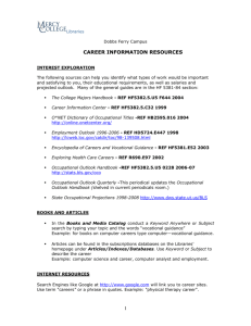 1 career information resources