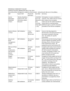 BROOKDALE COMMUNITY COLLEGE NURS162 COLLEGE