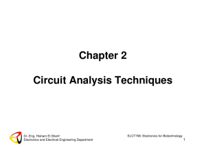 Chapter 2 Circuit Analysis Techniques