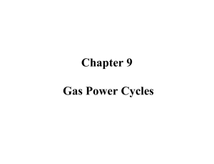 Chapter 9 Gas Power Cycles