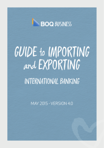 Guide to Importing and Exporting