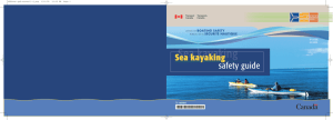 Sea kayaking - Transports Canada