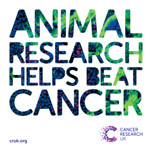animal research is helping beat cancer