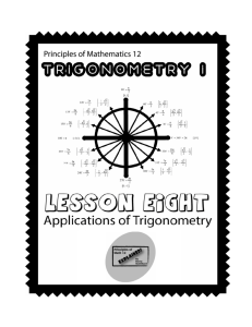 PM12 - Trigonometry Lesson 8