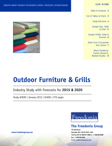 Outdoor Furniture & Grills