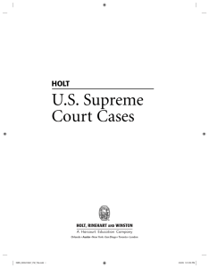 US Supreme Court Cases - Mater Academy Lakes High School