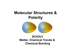 Molecular Structures & Polarity